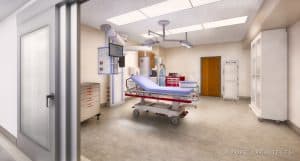 patient room rendering