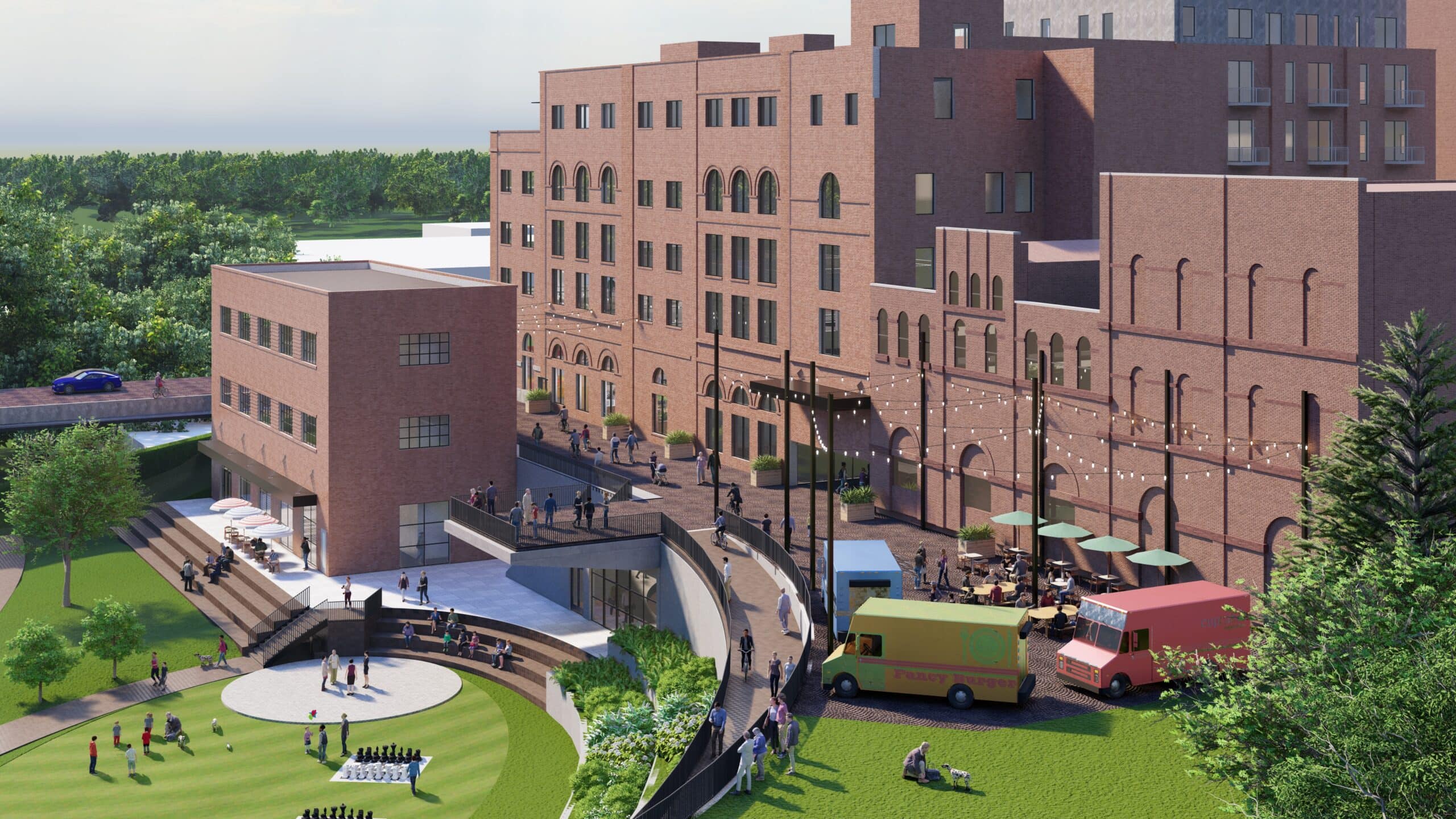 Hamm's Brewery Redevelopment rendering