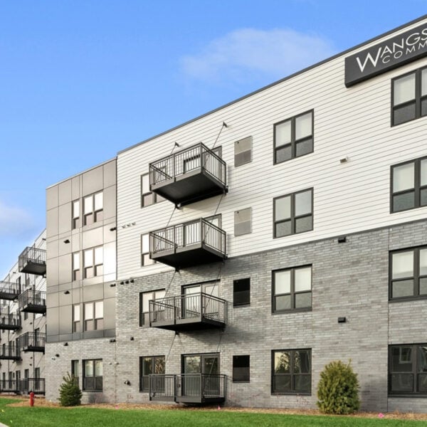 Wangstad Commons exterior balconies