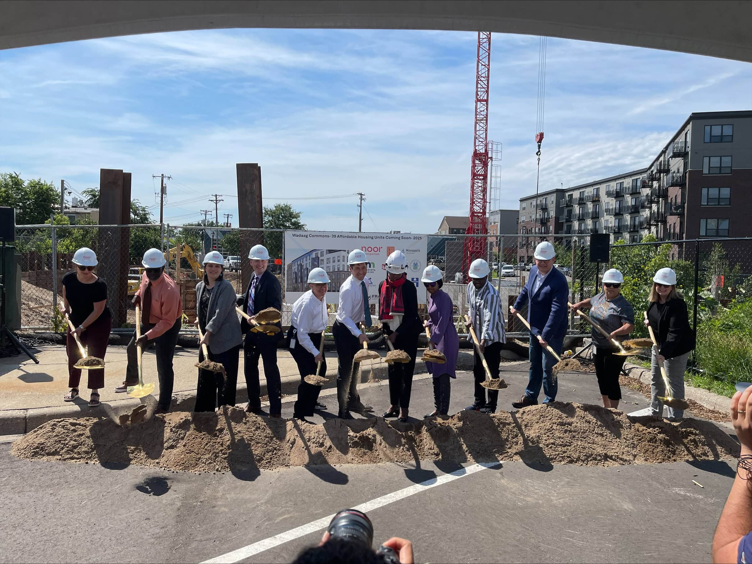 Wadaag Commons groundbreaking