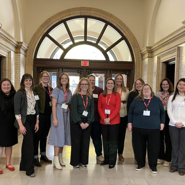 Sara Goenner Curlee and sustainability panelists at AIA MN Conference 2025